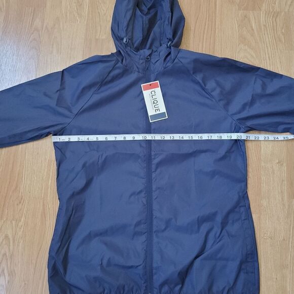 Clique Reliance Water Resistant Packable Jacket Sz Lg - Picture 9 of 11